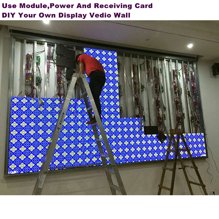 LED Display Screen Outdoor Module P10 Full Color RGB 3IN1 SMD3535 1/4S Scan 320x160mm 32x16Pixel Fixed Matrix Sign