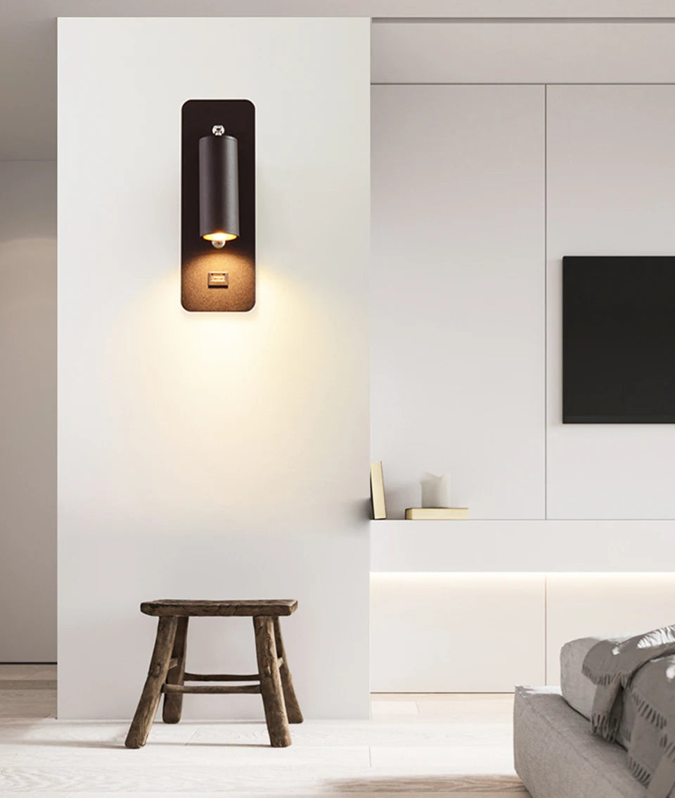 Indoor led wall lamps DC5V USB charge led  wall light bedroom modern wall lamp stair study livingroom sconce