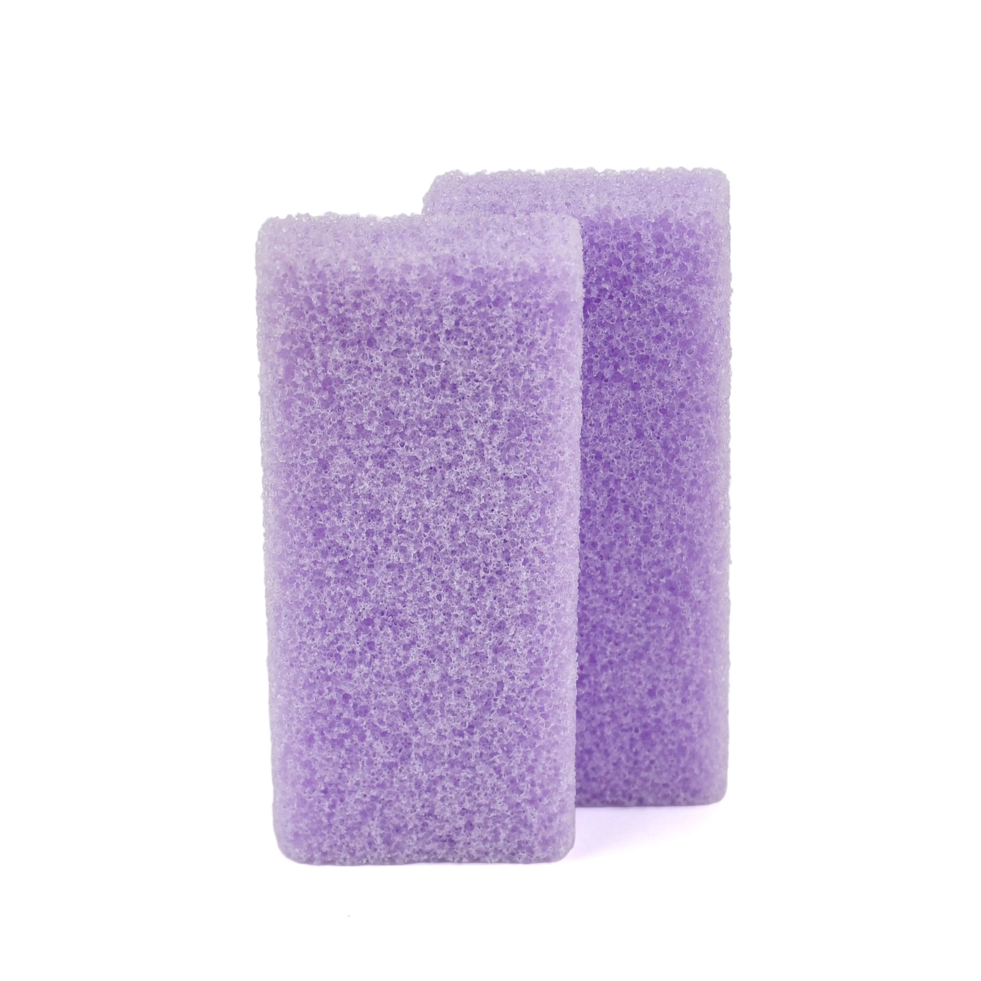 USA Free Shipping 1600Pcs/Carton Foot Care Pedicure Tools Foot File Small Light Purple Disposable Pumice Stone Mini Pumice Pad