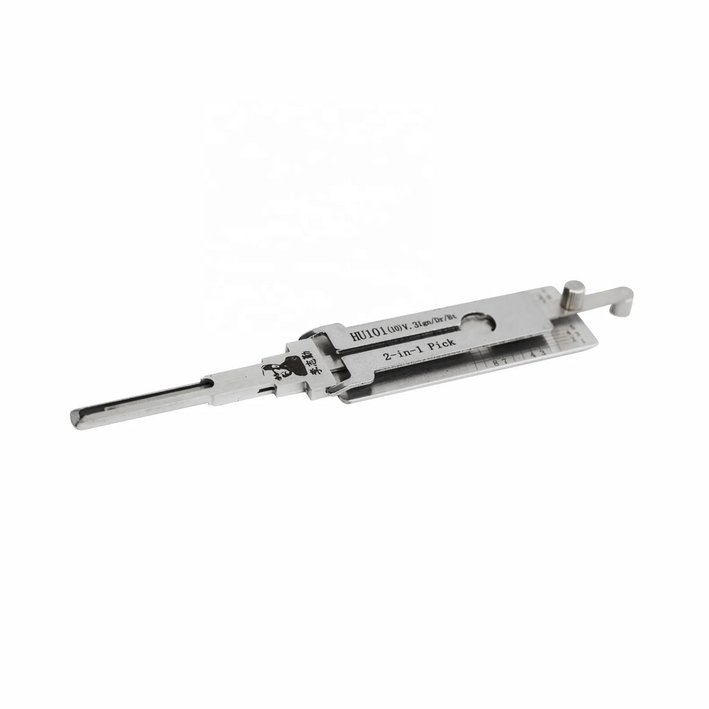 Original Lishi Tools HU101 2 in 1 Locksmith Tools Lock Pick for Door Lock Opener Professional Hand Tools