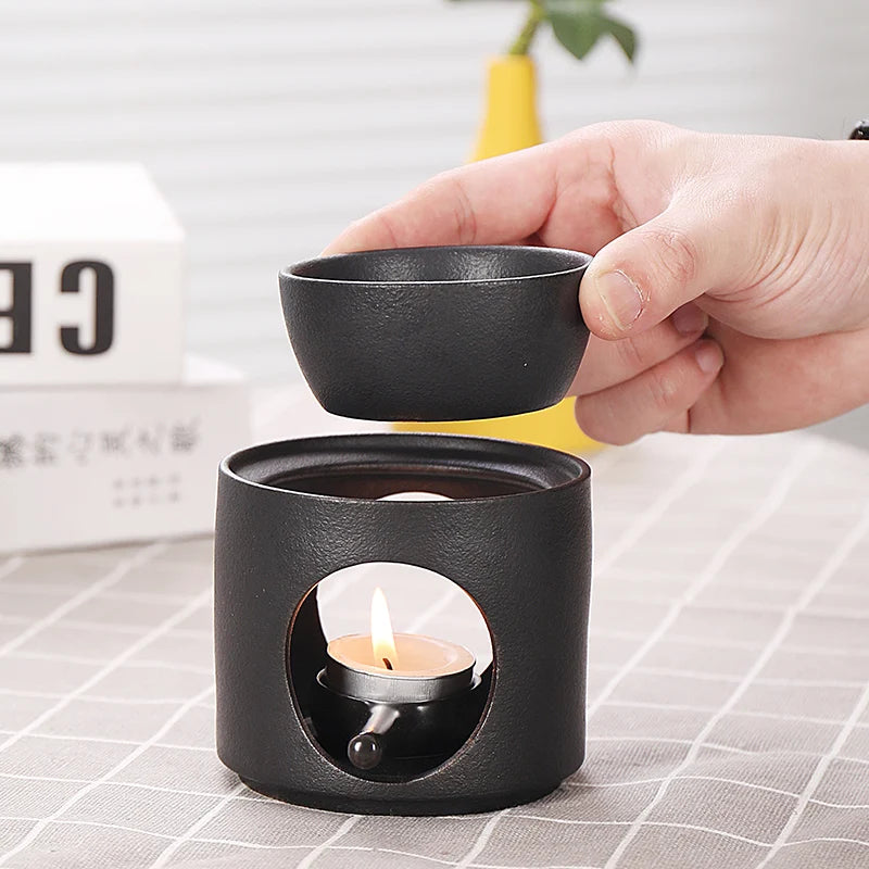 Newly Gift Sets Aroma Essential Warmer Aromatic Fragrance Lamp Perfume Wax Melt Burners Tealight Holder Ceramic Home Decoration