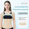 Women 2 in 1 Post Surgery Shaper Posture Corrector Breast Support Band Chest up Post Surgery Shapewear