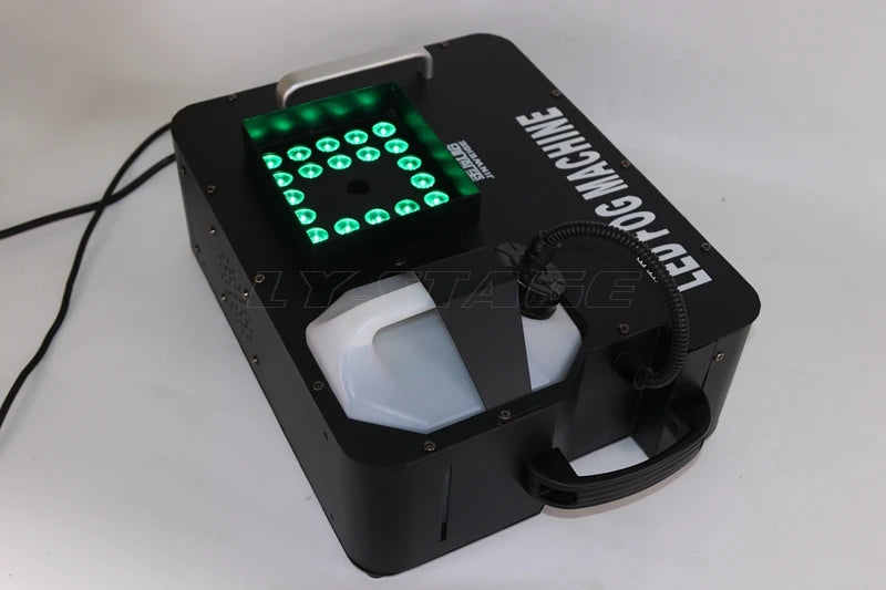 Professional 1500W LED Fog Machine DMX RGB Color for DJ Disco Party Spray Fogger Lighting System 24x3W LED