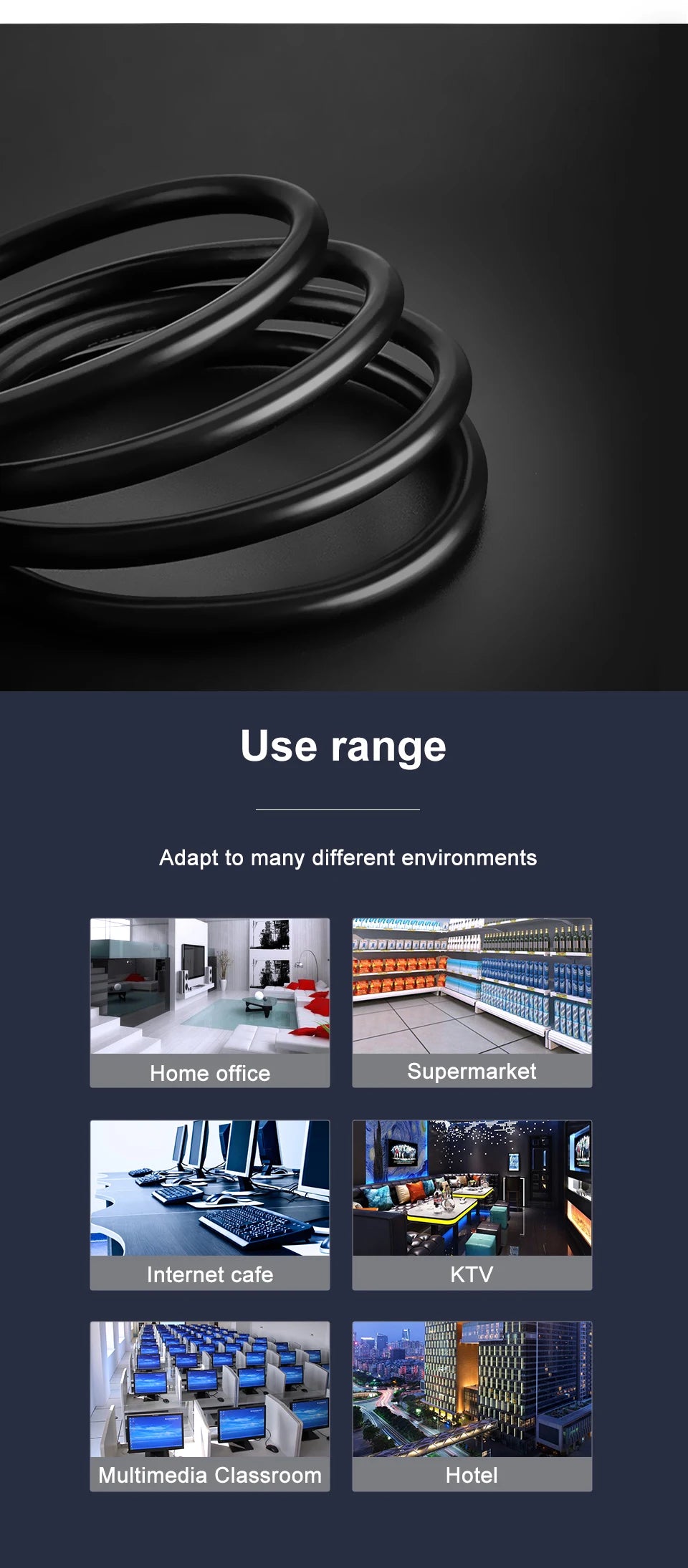 High-Speed RJ45 Ethernet Network Cable CAT8/CAT7 40Gbps 2000MHz PVC LAN Cable for Laptop Router - Internet Data Transfer