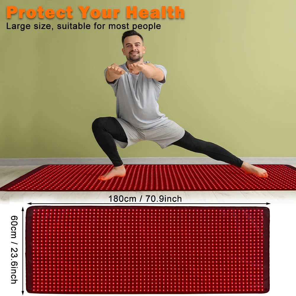 2025 Hot Sale Pain Relief Mat Suitable for Yoga Red Light Therapy Mat