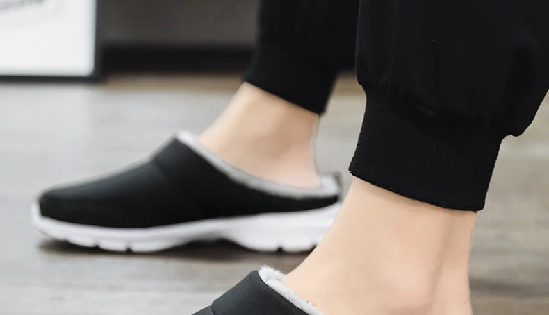 Winter Men Women Plush Slippers Home Indoor Warm House Cotton Shoes Room Lightweight Plus Big Size 47 48 49 Cheap Dropshipping