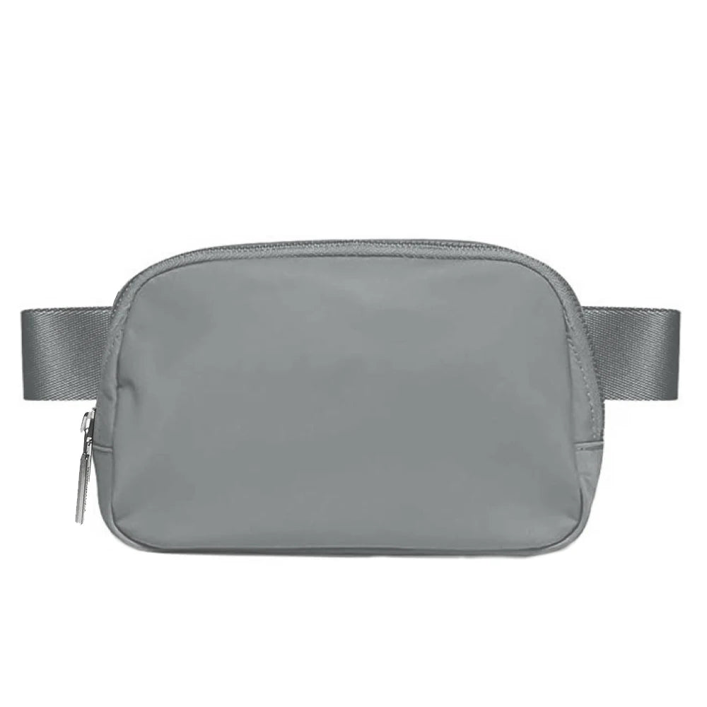 USA Oversea Warehouse 1L Nylon Waterproof Chest Bag Fanny Pack Waist Bag Belt Bag Crossbody Waist Belt Sport Workout Waist Bag