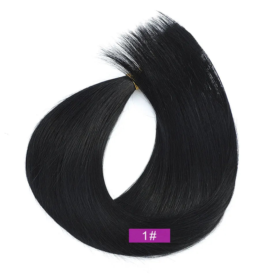 Factory Supply U Tip Hair Extensions 100% Natural Virgin Raw Hairs Customized Color U Tip Human Hair Extensions