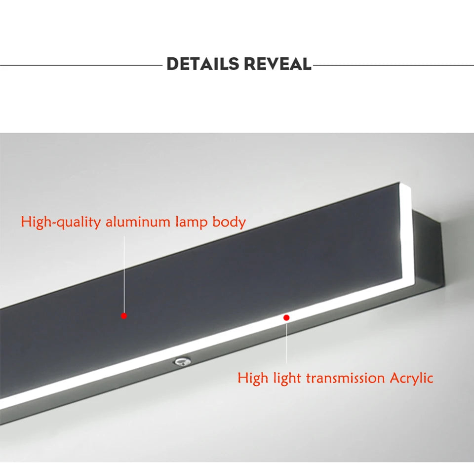 LED Outdoor Wall Light Modern Waterproof IP65 Villa Porch Garden Patio Exterio Wall Lamp Rainproof In Front of Garage Door Lamp