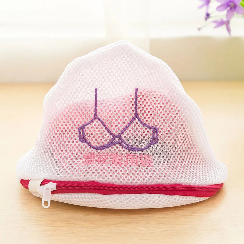 Clothes Wash Kit Washing Bra Socks Underwear Mesh Zippered Lingerie Laundry Bag Washing Machine Dirty Laundry Bags