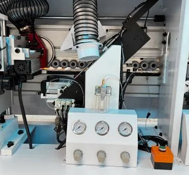 MingD MD-EM1 Fully Automatic Mini Edge Banding Machine for MDF Production Woodworking Features Gluing Cleaning Buffing Used
