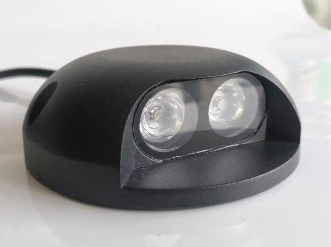 2W LED Underground Light Outdoor Ground Surface Mounted Floor Step Lamp Landscape Spot Light
