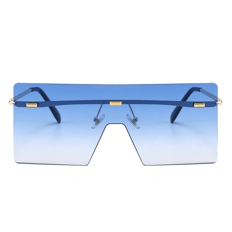 Superhot Eyewear 10239 Fashion Women Sun Glasses Oversized Square Rimless Sunglasses