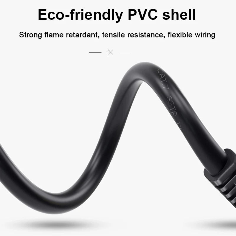 High-Speed RJ45 Ethernet Network Cable CAT8/CAT7 40Gbps 2000MHz PVC LAN Cable for Laptop Router - Internet Data Transfer
