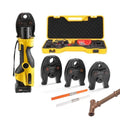 Mini HVAC Rechargeable Hydraulic Pro Press Machine HHYD-1532 Steel 1/2-3/4\" 1\"Jaws Copper Pipe Crimping Tool 220v Power Source