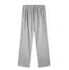 Heavyweight 450gsm 100% Cotton Straight Men's Jogger Sweatpants Pockets Elastic Waist Casual Terry Loose Fit