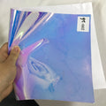 Non-Transparent PVC Holographic SOLID Color Changing Plastic Opaque Film for Handbag/Craft Making