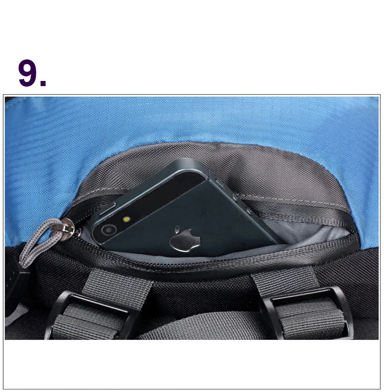 40L Outdoor Climbing Mountaineering Backpack Waterproof Functional Men Women Sports Bag Hiking Traveling Bag
