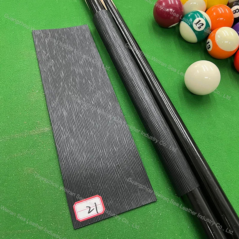 Genuine Cow Skin Pool Billiards Cue Grips Non-Slip Protective Sleeve Wrap with Different Print Pattern Genuine Leather Club Wrap