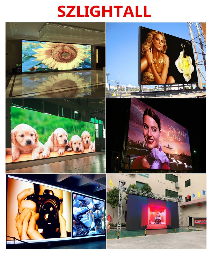 LED Display Screen Outdoor Module P10 Full Color RGB 3IN1 SMD3535 1/4S Scan 320x160mm 32x16Pixel Fixed Matrix Sign