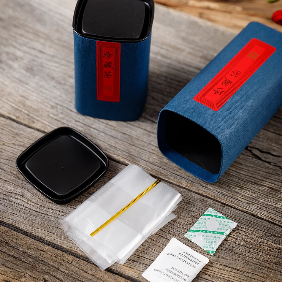 Star Packaging Tea Gift Packaging Sets Round Perfume Box Packaging Biodegradable Cardboard Paper Tube Boxes With Metal Lid