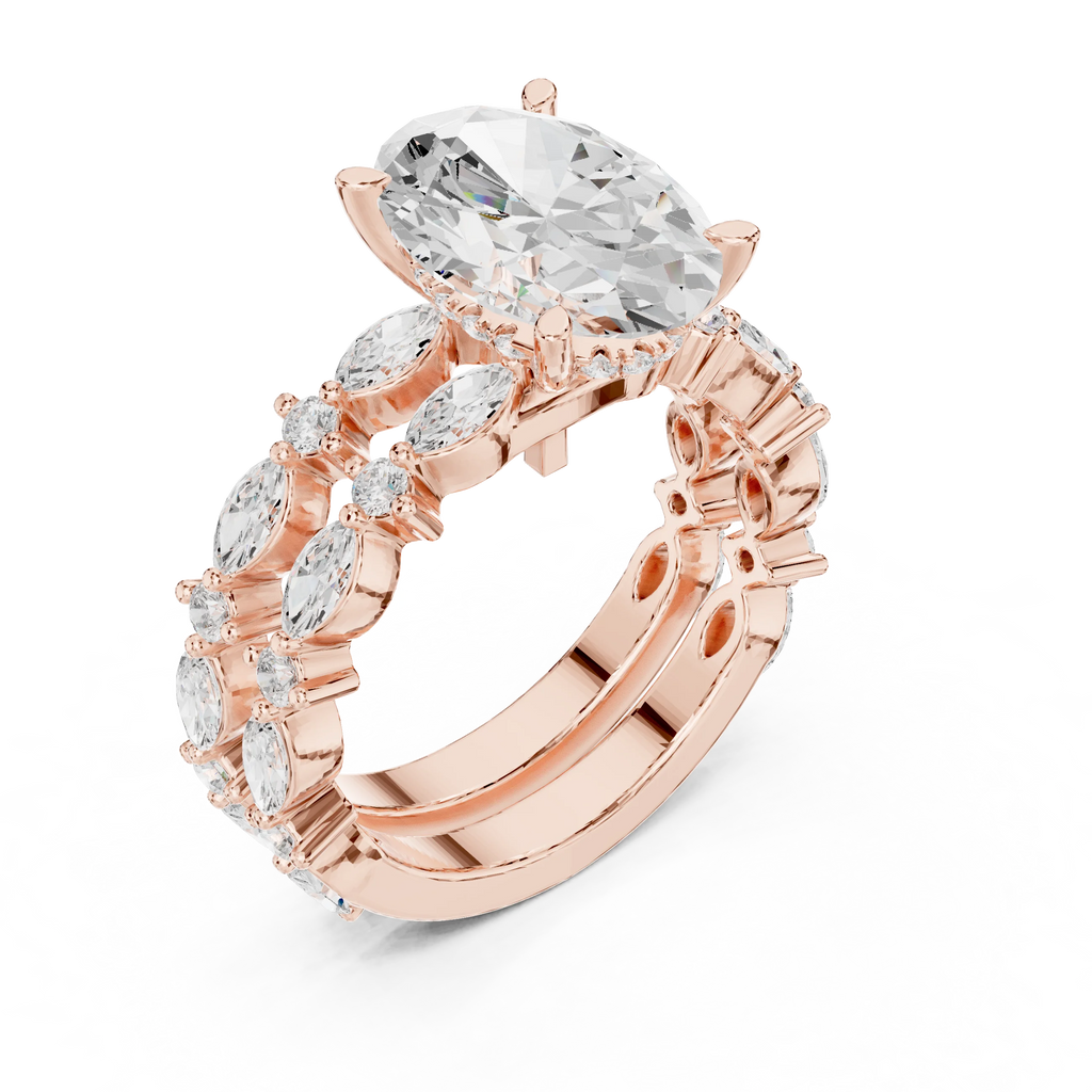 Ready to Sale Lab Diamond Solitaire Engagement Ring with Unique Style Handmade Engagement Ring For Sale By Exporters