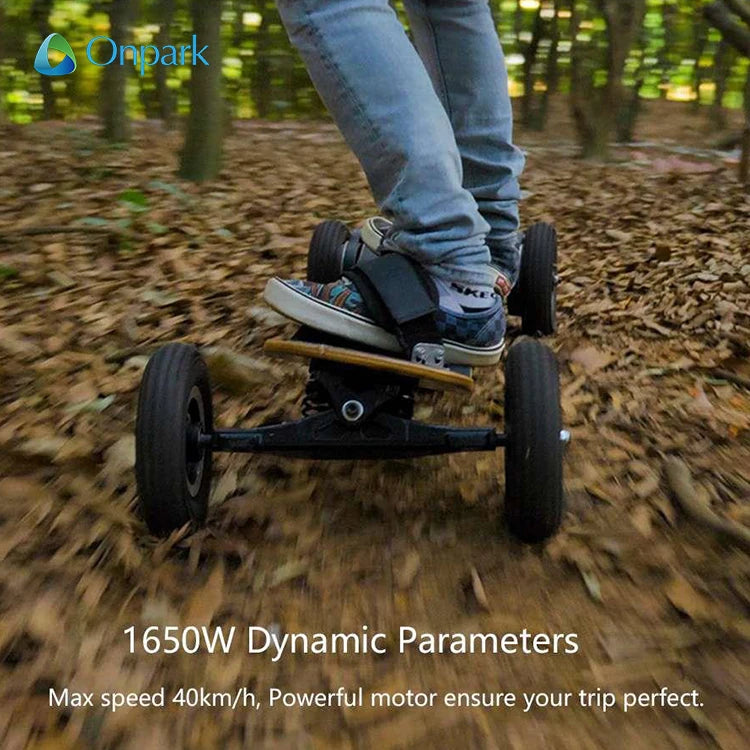 Guangdong Black 2000W Adult Longboard Custom Off Road All Terrain Electric Skateboard Deck 8.5