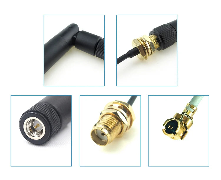 External Wifi Antenna 2.4 GHz 5.8 GHz Dual Band 5 GHz for Wireless Router 2.4g Antena with Adapter Cable IPX Pigtail