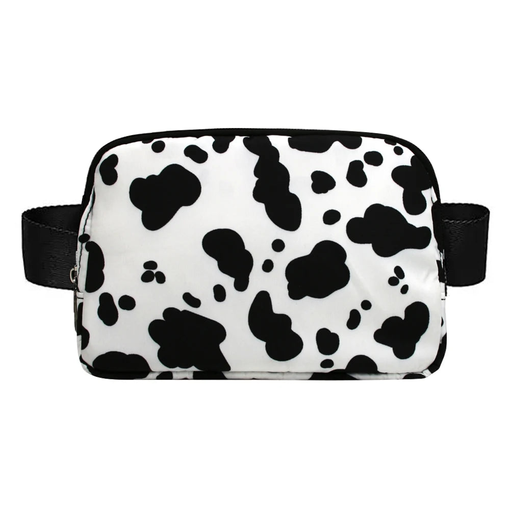 USA Oversea Warehouse 1L Nylon Waterproof Chest Bag Fanny Pack Waist Bag Belt Bag Crossbody Waist Belt Sport Workout Waist Bag