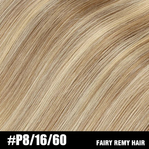 Fairy Remy Hair 20-22" Remy Keratin Flat Tip Human Hair Extensions Straight Capsules Natural Pre Bonded Hair 0.8g/Strand