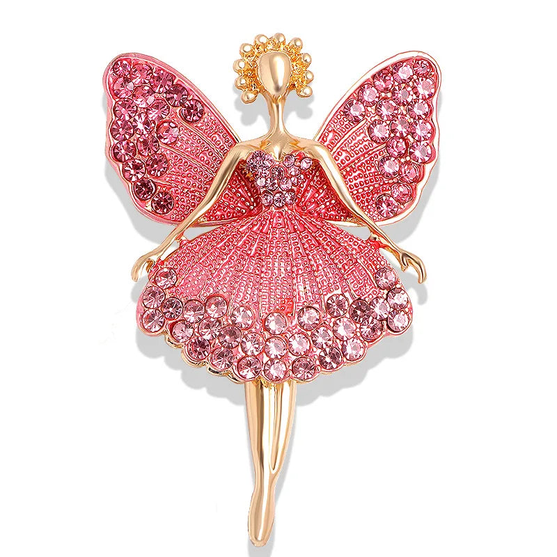 Ballet Girl Dance Wedding Personality Brooches Sweet Atmosphere Brooch Sweater Accessories Pins