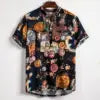 OEM Service Custom Wholesale Summer Men Clothing Short Sleeve Hawaiian Printed Fashion Shirt