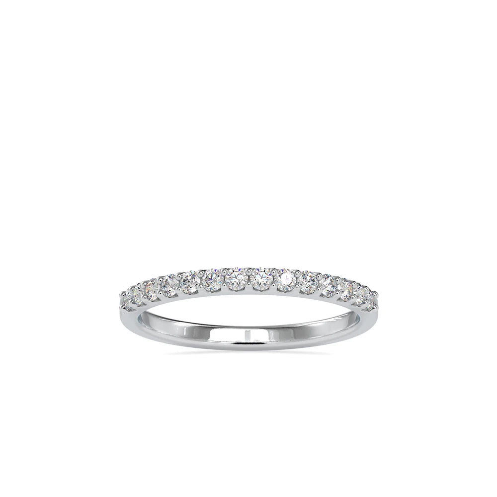 Customized Lab Grown Diamond Engagement Ring Fancy Band Silver Plated 14 Stones Luxury Style IGI/Certified Women Brahma Diamonds