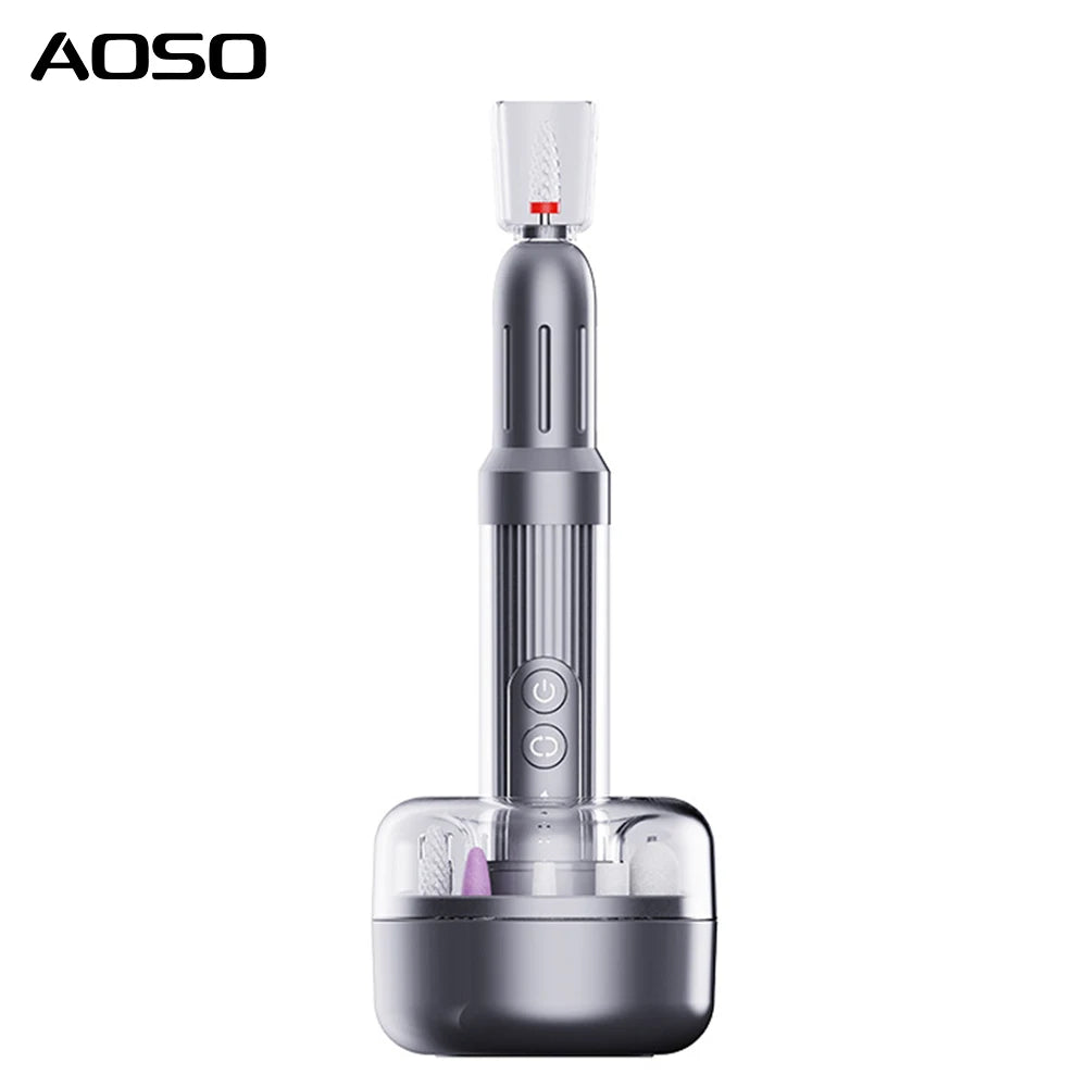 New Professional Nail Making Device LED Spotlight Polish Nail Drill Device Manicure Rechargeable Electric Nail File Drill
