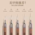 New 5pcs 6/9/12/15/18mm Wood Rod Nail Liner Brush Drawing Lines Stripe Painting Flower Pen Handle Nail Art Tools