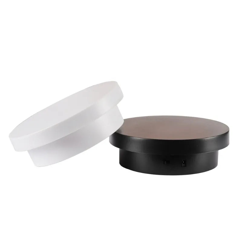 Rotate Display Turntable Display Electric RotatingDouble Cover in One Silent Durable Turntable for Product Photography Turntable