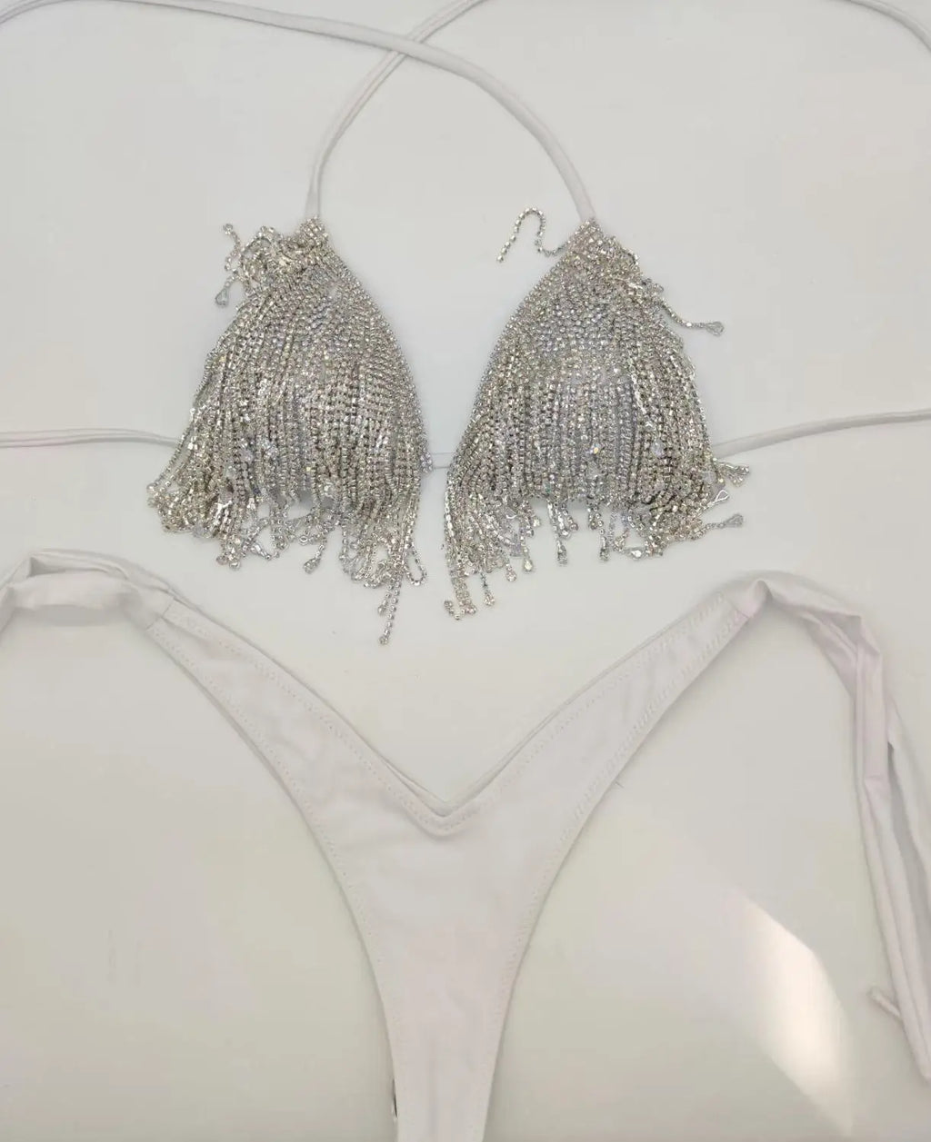 newest 2022 crystal bikini diamond swimwear biquini diamond bikini beachwear popular swim suit  rhinestone swimsuits bikini