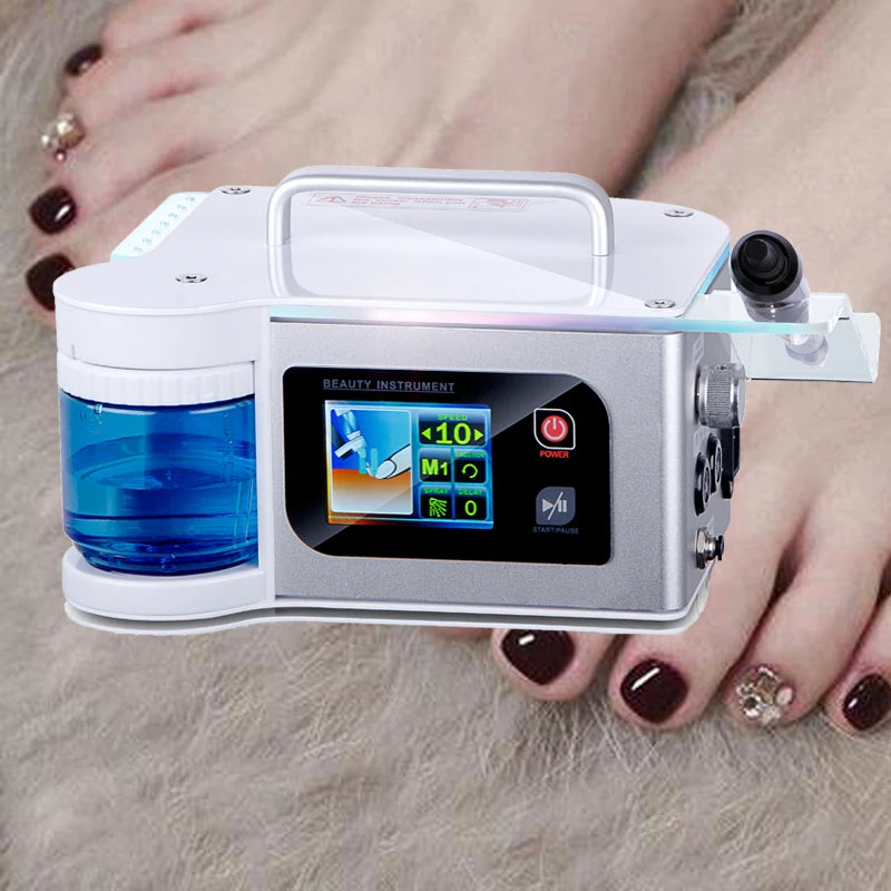 GOMECY Nail Drill Machine 40000rpm Professional Acrylic Power Gms Spray for Nails with Vacuum