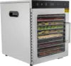 10 Plate Stainless Steel Food Dehydrator Machine for Commercial Use 800W Drying Tobacco Herbs Spices Fruit Electronic Components