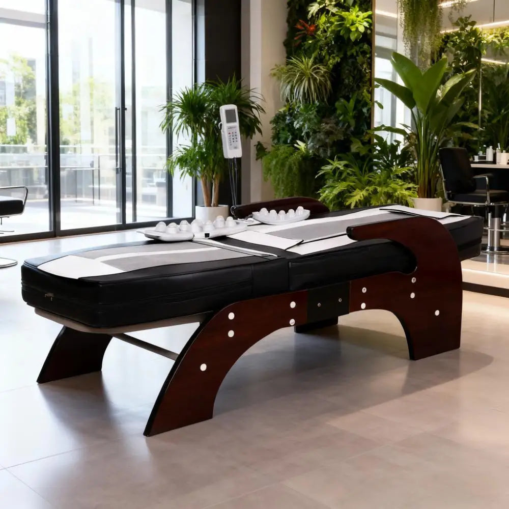Advanced Therapeutic Full Body Therapy Functions High-End Korean Technology Jade Massage Bed for Wellness Clinics and Spa Center