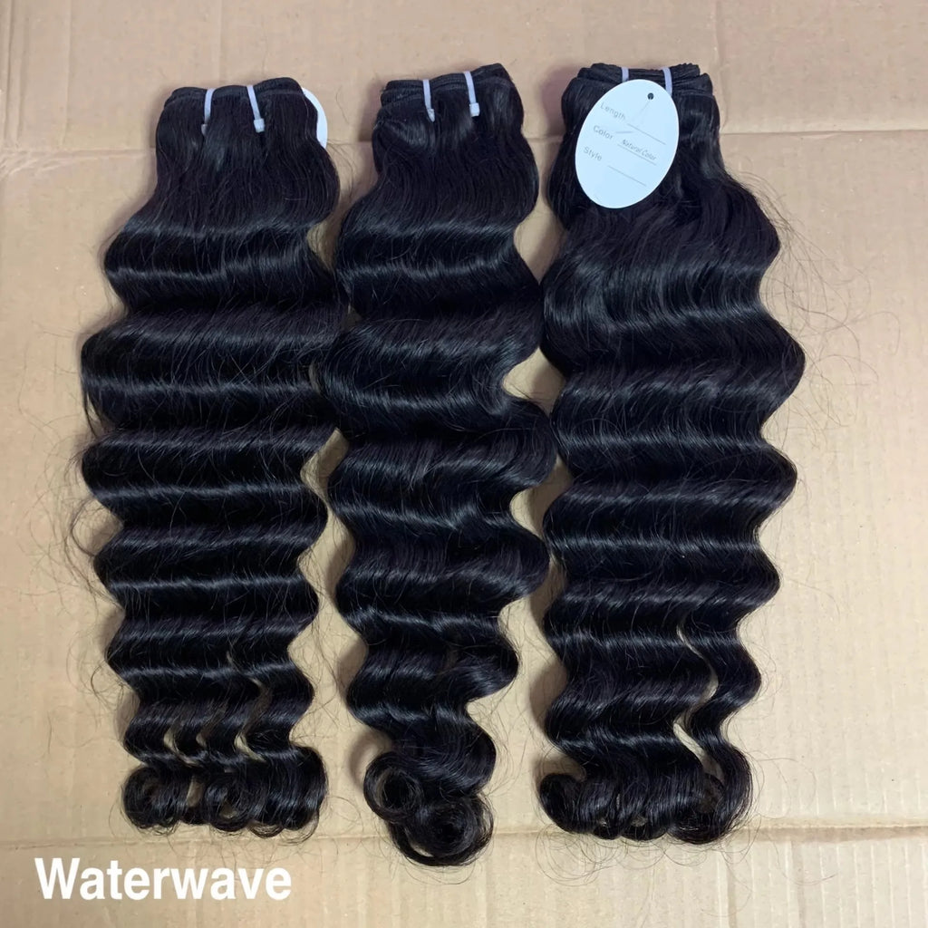15A Human Hair Body Wave Bundles 100% Virgin Vietnamese Hair Extensions for Women Natural Black Weaving Machine Double Weft Perm
