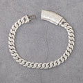 Ready to Ship Diamond Cuban Bracelet 6mm-22mm S925 Silver Hip Hop Bracelet Full Iced Out Moissanite Cuban Bracelet for Men