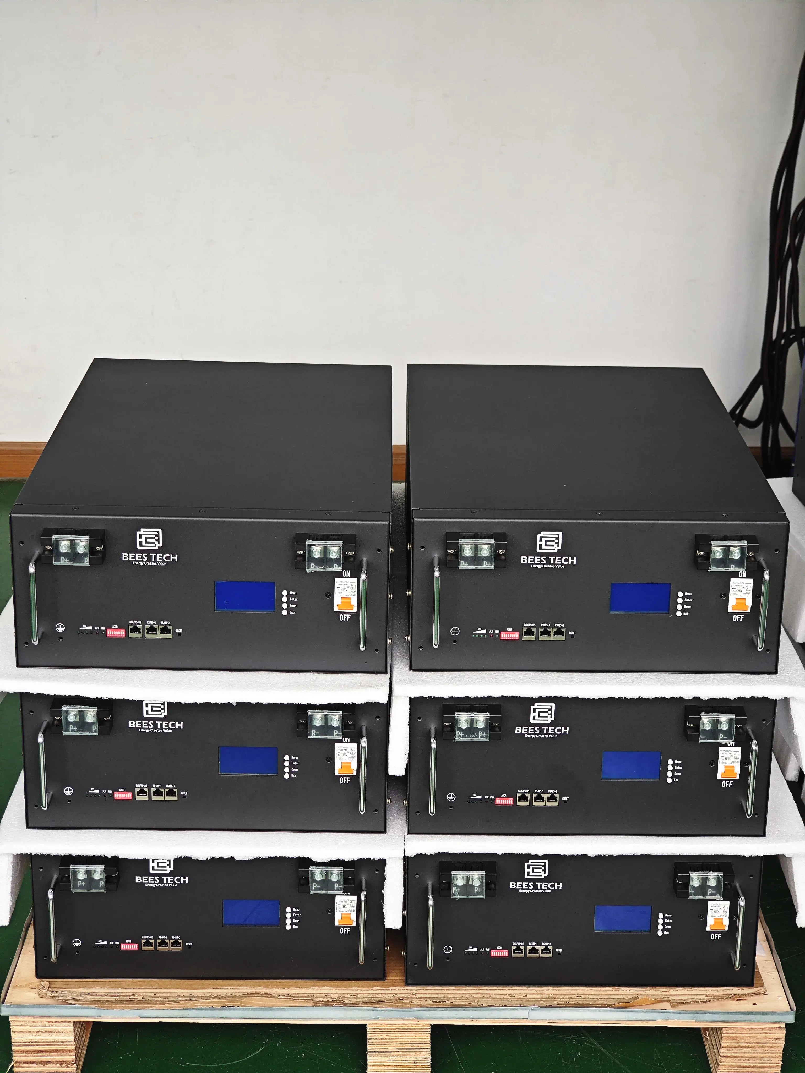 600ah 30kw 40kwh Home Lithium Battery Pack 600ah 51.2V Solar System 48V Lifepo4 Lithium Ion Battery for Solar Panel 51.2V