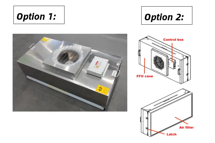Cleanroom Lab Mushroom Growing Cultivation Equipment Laboratory Mycology Flow Hood with Prefilterr H14 Hepa Flow