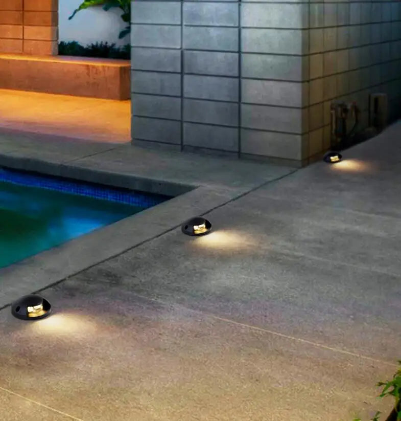 2W LED Underground Light Outdoor Ground Surface Mounted Floor Step Lamp Landscape Spot Light