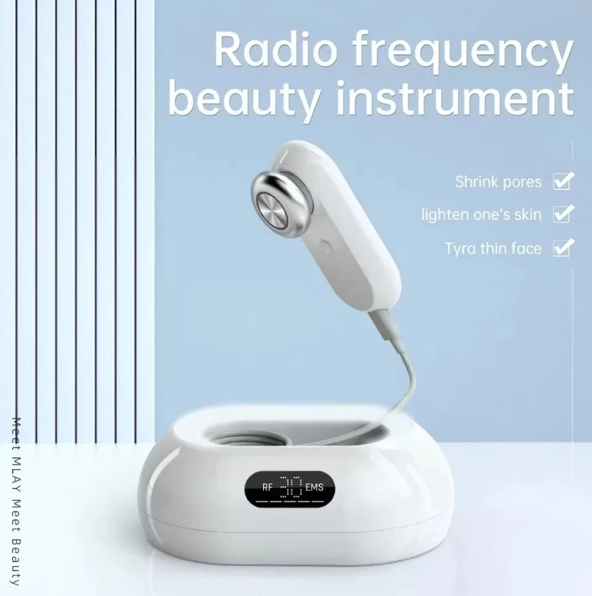 Newest 2026 Microcurrent  Facial Massage Mini Vibrating Led Beauty Machine Home Use  Rf Beauty Device