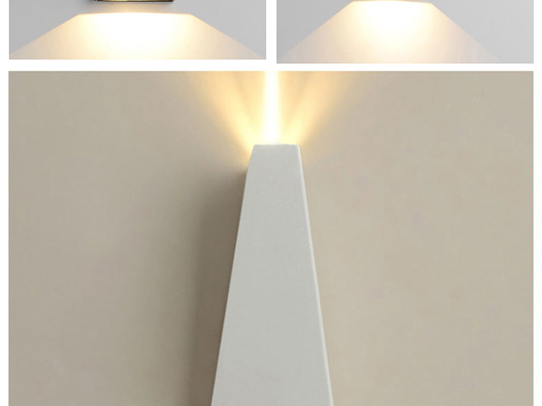 Outdoor LED Wall Lamp 6W 10W IP65 Waterproof Aluminum Wall Lights Porch Garden Fence Indoor Modern Nordic Sconce Lamps AC85-265V