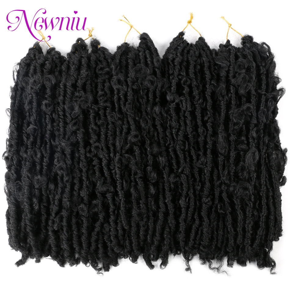 Butterfly Locs Crochet Braids Hair Synthetic Dreadlocks meche Faux Locs Crochet Hair Extensions for women braiding hair