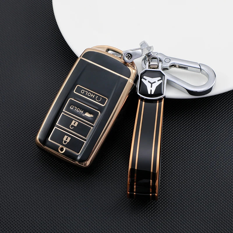 Premium Soft TPU for Honda Acura RLX MDX CDX TLX-L NSX Car Key Case Cover Shell Key Rings Keychain Bag Factory Key Accessories