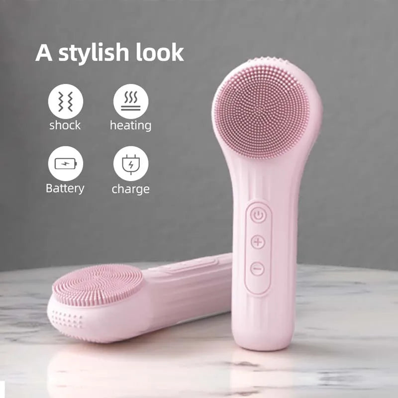 Wholesale Electric Face Scrubber Machine Beauty Personal Care Deep Cleansing Skin Brush Face Massage Tool